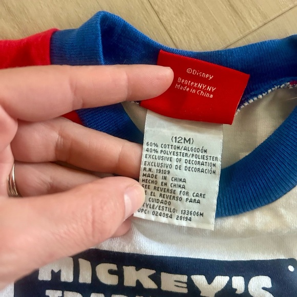 Vintage Mickey Mouse T-shirt size 12 months - Picture 4 of 4